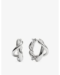 Monica Vinader - Ochre Medium Sterling- Hoop Earrings - Lyst