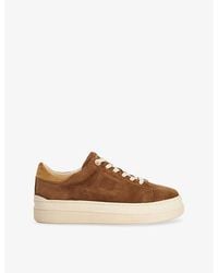 Dune - Eden Suede Trainers - Lyst