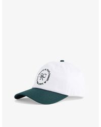 Sporty & Rich - Logo-embroidered Wool Baseball Cap - Lyst