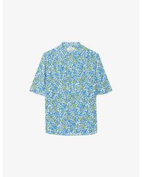 Zadig & Voltaire - Topher Floral-Print Woven Blouse - Lyst