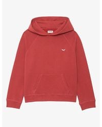 Zadig & Voltaire - Georgy Rhinestone-Embellished Cotton-Blend Hoody - Lyst