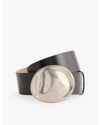 KHAITE - Keefe Leather Belt - Lyst