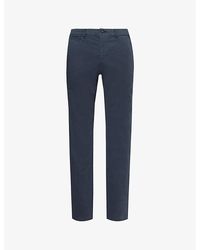 PAIGE - Danford Regular-fit Slim-leg Stretch-cotton Chino Trousers - Lyst