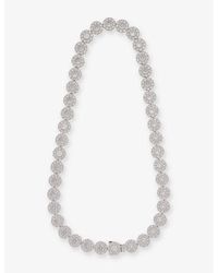 Hatton Labs - Xl Daisy Tennis Chain Cubic-zirconia 925 Sterling- Necklace - Lyst