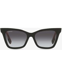 Burberry - Be4346 Elsa Irregular-shaped Acetate Sunglasses - Lyst