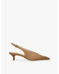 Dolce Vita - Alenna Perf Suede Sling-Back Courts - Lyst
