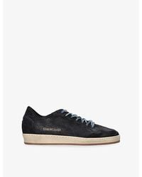 Golden Goose - Ball Star Perforated Suede Trainers - Lyst
