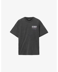 AllSaints - Graphene Branded-Print Cotton-Jersey T-Shirt - Lyst