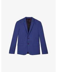 The Kooples - Single-Breasted Notch-Lapel Wool Blazer - Lyst