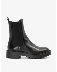Dune - Picture Chunky-soled Leather Chelsea Boots - Lyst