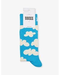 Happy Socks - Cloudy Cotton-blend Socks - Lyst