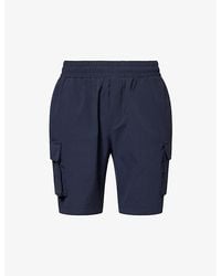 Arne - Utility Cargo Multi-Pocket Stretch-Woven Shorts - Lyst