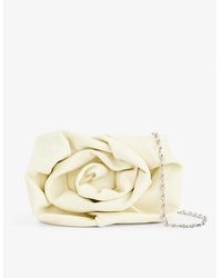 Burberry - Rose Grained-leather Clutch Bag - Lyst