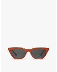 Gentle Monster - Cookie Or2 Cat-eye Branded-arm Acetate Sunglasses - Lyst