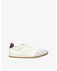 Sam Edelman - Isella Leather And Suede Trainers - Lyst