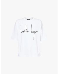 A.P.C. - Tame Impala Text-Print Relaxed-Fit Organic-Cotton Jersey T-Shirt - Lyst