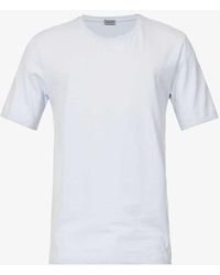 Hanro - Regular-fit Short-sleeve Cotton-jersey T-shirt Xx - Lyst