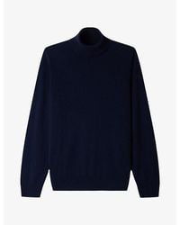 Sandro - Roll-Neck Long-Sleeve Cashmere Jumper - Lyst