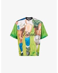 Pellador - Football Legs Graphic-Print Jersey T-Shirt - Lyst