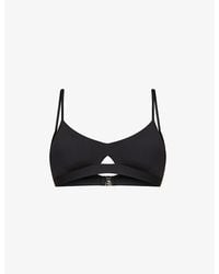 Seafolly - Collective Hybrid Nylon-Blend Bikini Top - Lyst