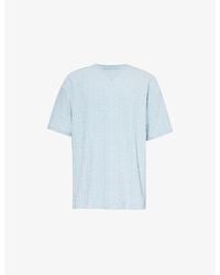 Givenchy - 4g Terry-textured Cotton-blend T-shirt X - Lyst