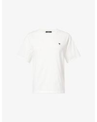 Weekend by Maxmara - Venaco Round-Neck Cotton-Jersey T-Shirt - Lyst