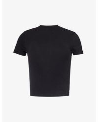 Lounge Underwear - Essential Brand-embroidered Stretch-cotton T-shirt - Lyst