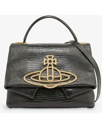 Vivienne Westwood - Sibyl Snake-embossed Leather Top-handle Bag - Lyst