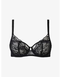 Chantelle - Lace Half-Cup Bra - Lyst