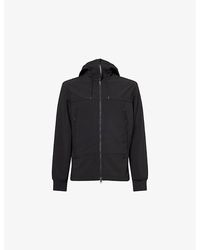 C.P. Company - Goggle-Hood Long-Sleeve Stretch-Woven Jacket - Lyst