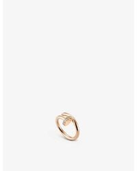 Cartier - Juste Un Clou 18ct Rose-gold And Diamond Ring - Lyst