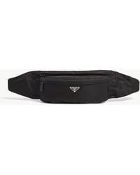 Prada Logo Nylon Bumbag - Black