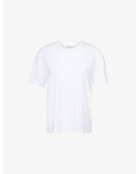 TOTEME - Classic Round-Neck Cotton-Jersey T-Shirt - Lyst