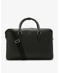 Smythson - Ludlow 48-hour Grained-leather Travel Bag - Lyst