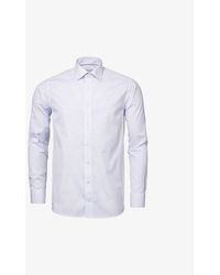 Eton - Business Point-collar Regular-fit Cotton-poplin Shirt - Lyst