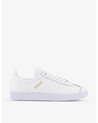 adidas - Gazelle Lace-up Leather Trainers - Lyst