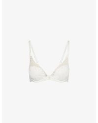 Chantelle - Legend Plunge T-Shirt Lace Bra - Lyst