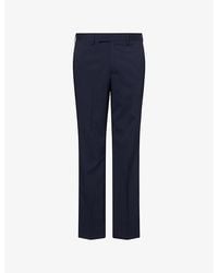 GANT - Travel Slim-Fit Wool Suit Trousers - Lyst