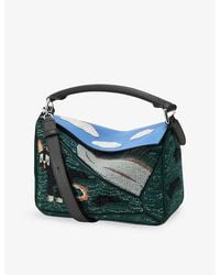 Loewe - X Louis Wain Futurist Cat Small Leather Puzzle Bag - Lyst