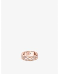 Cartier - Love 18Ct Rose- And 1.23Ct Diamond Ring - Lyst