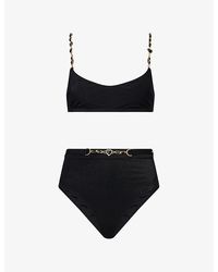Zimmermann - Daylight Chain Scoop Bikini Set - Lyst