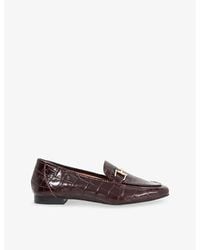 Dune - Grained Snaffle-Trim Leather Loafers - Lyst