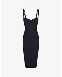 Skims - Dolce & Gabbana X Picot-Trim Slim-Fit Stretch-Woven Midi Dress - Lyst