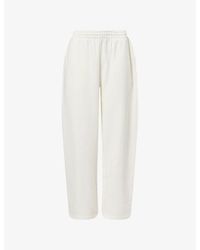 The Couture Club - Barrel-Leg Cotton Jogging Bottoms - Lyst