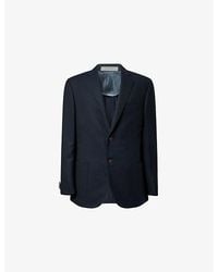 Corneliani - Notched-Lapel Single-Breasted Wool Blazer - Lyst