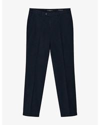 BOGGI - Straight-Leg Regular-Fit Stretch Cotton-Blend Trousers - Lyst