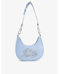 Juicy Couture - Branded-plaque Detachable-strap Faux-leather Shoulder Bag - Lyst