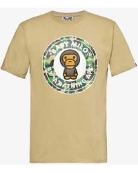 A Bathing Ape - Baby Milo Graphic-print Cotton-jersey T-shirt Xx - Lyst