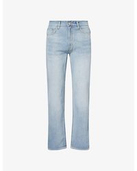 Emporio Armani - J76 Straight-Leg Stretch-Denim Jeans - Lyst