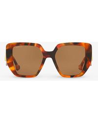 Gucci - Gc001595 gg0956s Rectangle-frame Acetate Sunglasses - Lyst